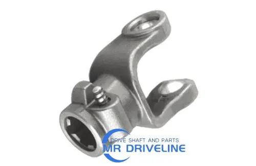 splined yoke with push pin