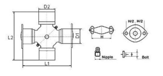 High Quality 5-675X Universal Joint Cross Kit 2 u-joint
