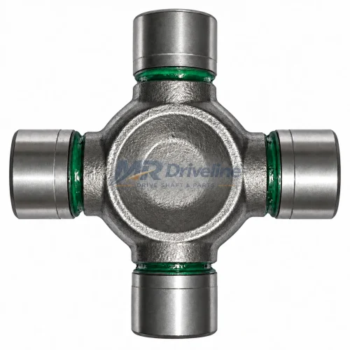 24.06x88 staked universal joint with hot-forged cross body and green seals – MR Driveline 24.06x88 staked universal joint with hot-forged cross body and green seals – MR Driveline